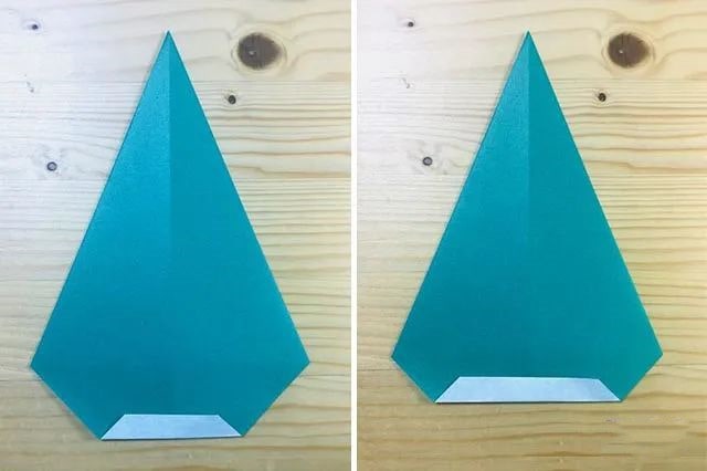 儿童折纸手工简单：一步一步折纸铅笔