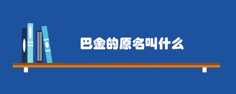 巴金原名叫什么名字