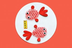 新年手工作品：简单制作漂亮的鱼(步骤图解)