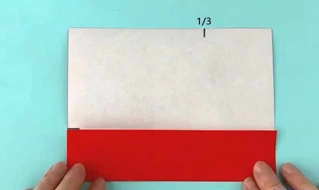 儿童简单折纸教程：怎么折纸书包(步骤图解)