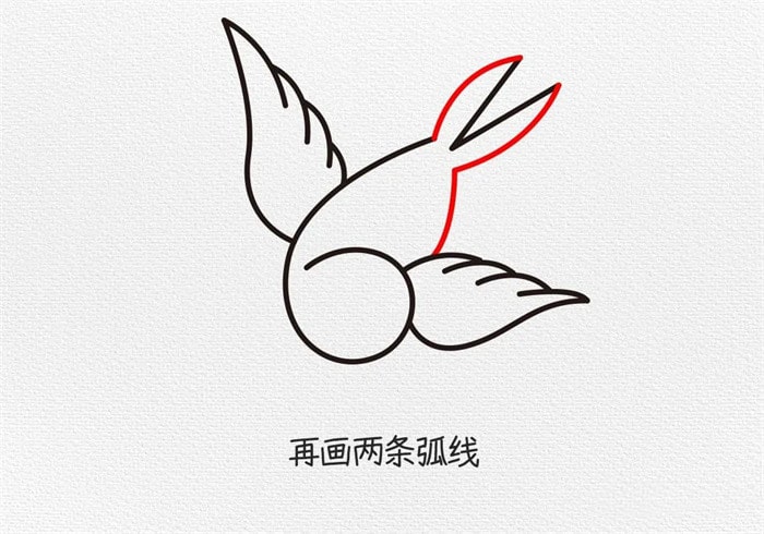 小燕子简笔画图文教程简单又好看