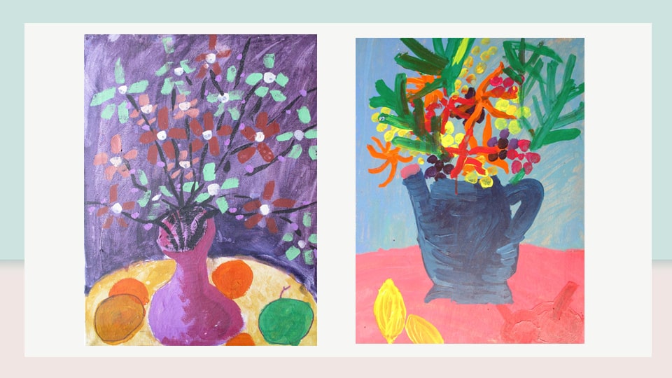幼儿园中班艺术教案：花瓶与花（含ppt课件图片）