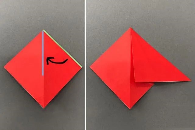 春天手工折纸漂亮的小雨伞简单(步骤图解)