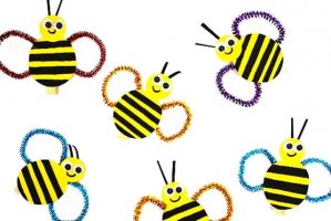 幼儿春天手工制作蜜蜂简单(步骤图解)