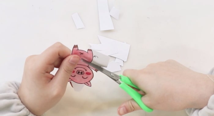 小猪书签的制作方法