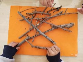幼儿园观察记录：一根树枝引发的游戏环境调整