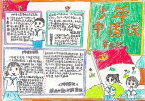 少年中国说手抄报五年级简单漂亮（精选4张）