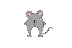 小老鼠简笔画怎么画简单可爱