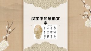 幼儿园幼小衔接语言教案：汉字中的象形文字（