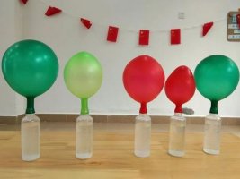 幼儿园科学区实验教案《好玩的气球》