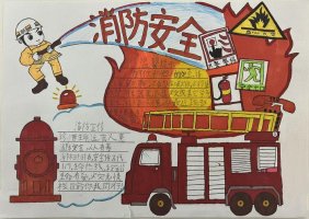 119中国消防宣传日手抄报图片简单又漂亮（精选