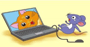 幼儿园中班语言儿歌教案《小老鼠玩电脑》