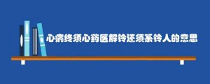 心病终须心药医解铃还须系铃人的意思