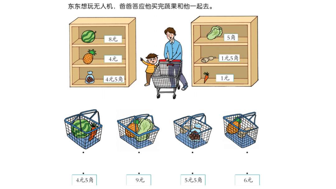 幼儿园幼小衔接数学教案：东东逛超市