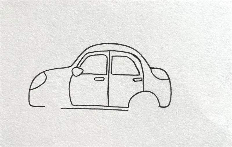 小汽车简笔画怎么画简单又漂亮