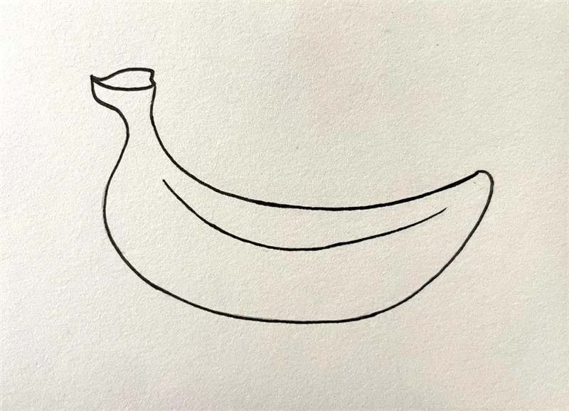 一根香蕉简笔画图片教程简单