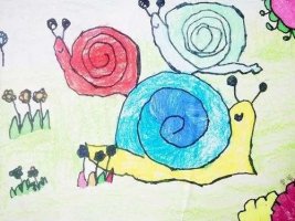 幼儿园美术公开课《蜗牛》教案