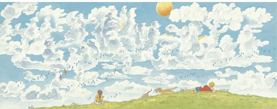 夏天主题儿童绘本故事《夏天的天空》