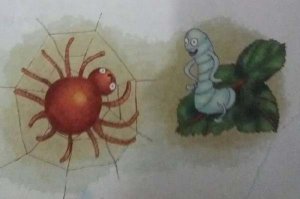 寓言故事：蜘蛛和蚕