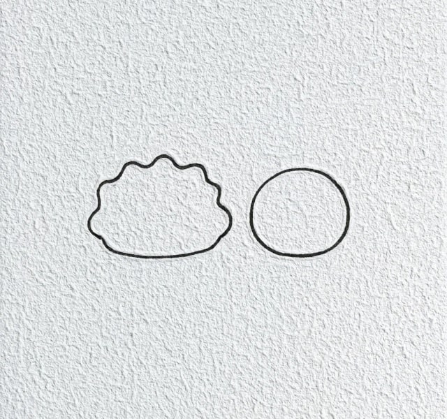 冬至画饺子汤圆简笔画，超级简单