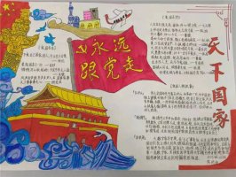 天下国家手抄报初一（精选10张）