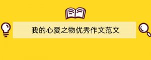 我的心爱之物范文500字优秀作文（精选15篇）