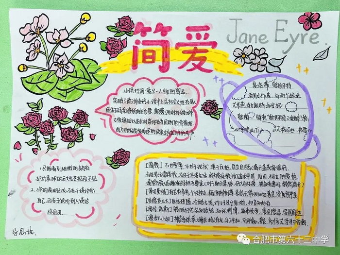 有关简爱的手抄报图片